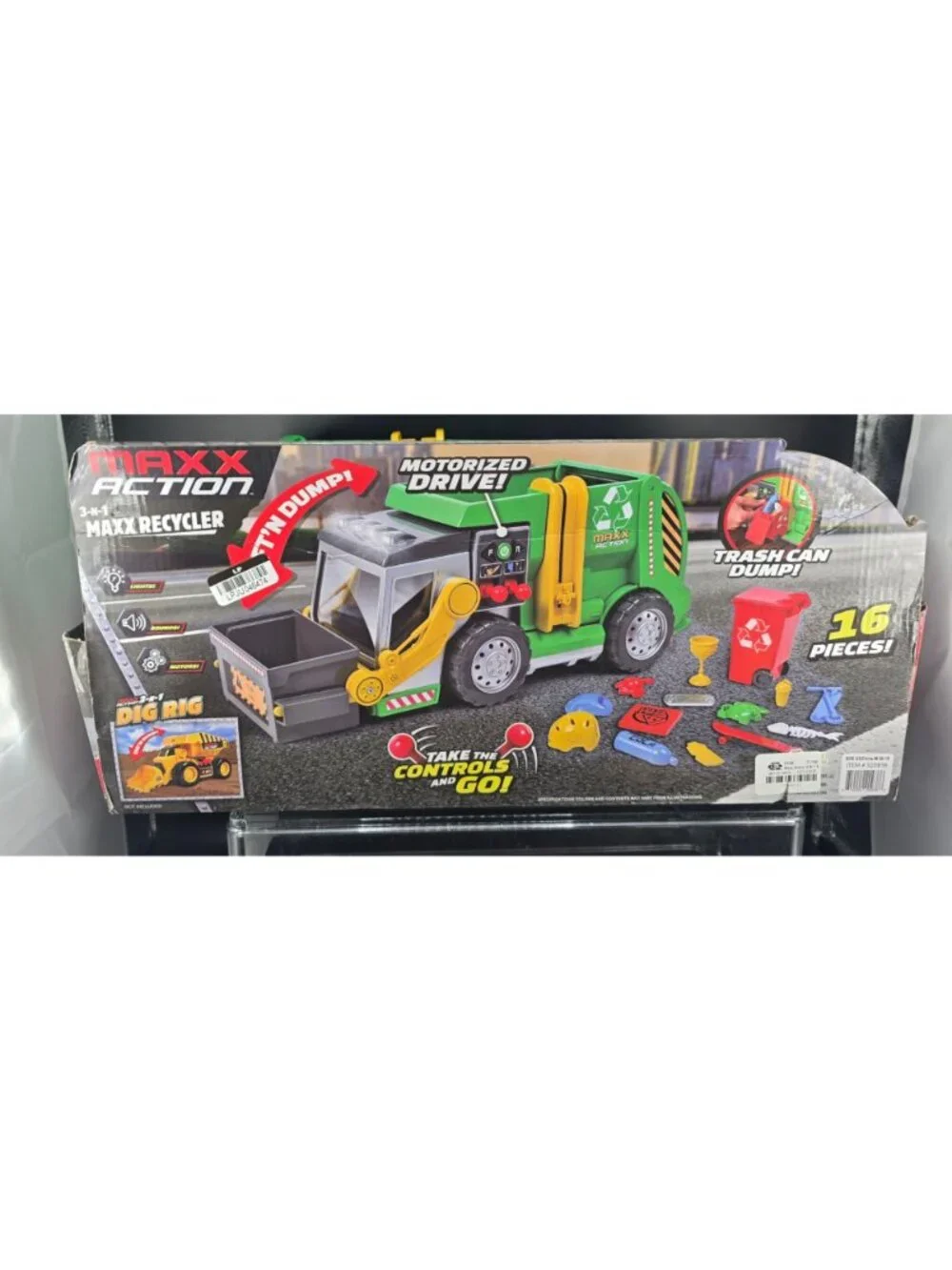 Maxx Action packaging has